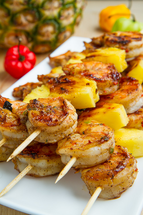 Shrimp and Pineapple Skewers