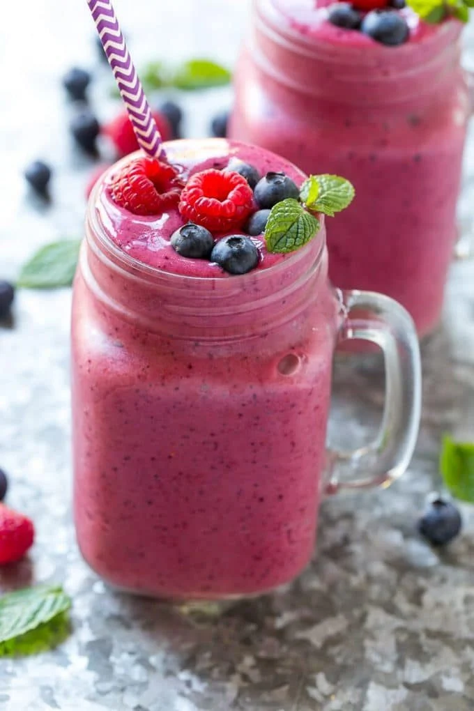 Mixed Berry Fruit Smoothie
