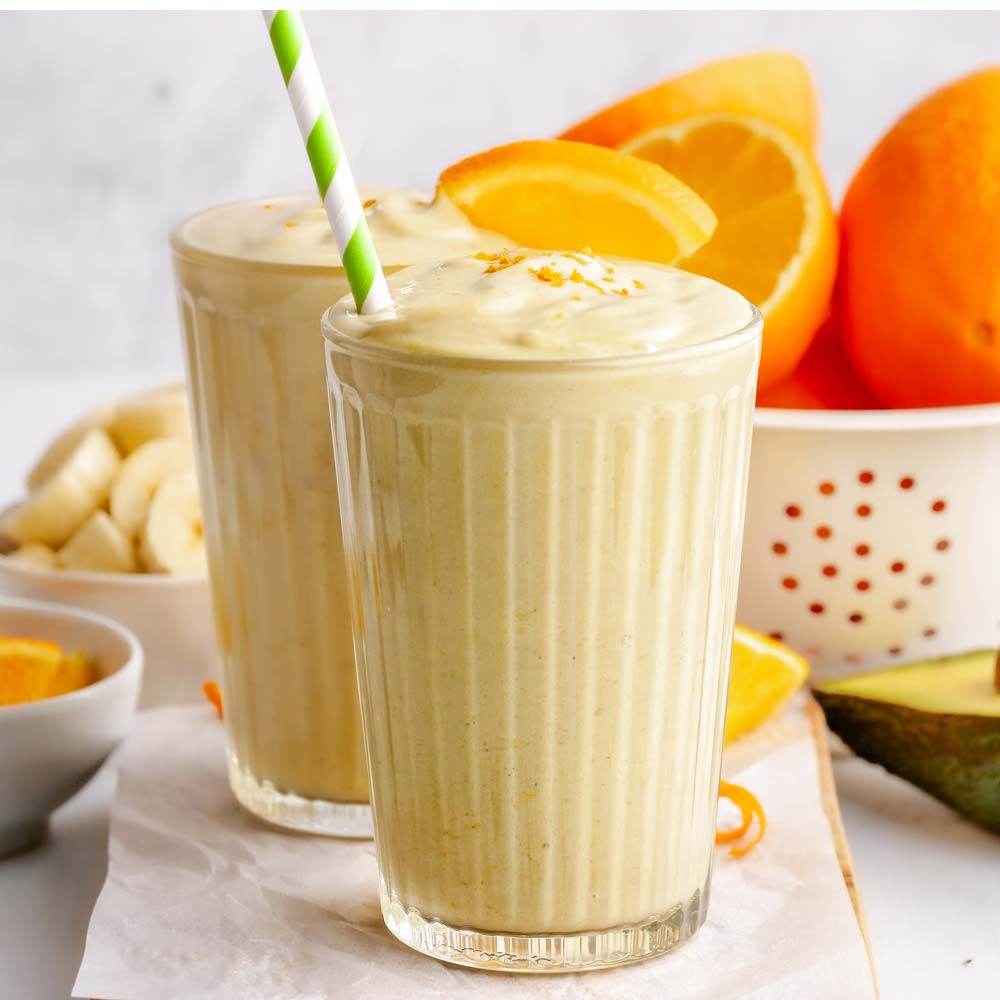 Creamy Orange Banana Smoothie